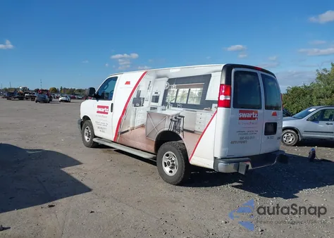 2019 GMC Savana 2500 Work Van from USA, damaged, VIN 1GTW7AFG2K1367737